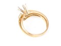 14k Yellow Gold Baguette Diamond 