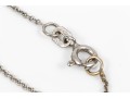 14k White Gold Large Open Diamond Heart Pendant, App. 0.07 TCW, With Chain