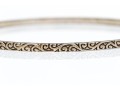 Sterling Silver Lot Of Eight Assorted Slip On Bangle Bracelets, Assorted Styles