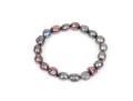 Striking Lot Of Two Cultured Black Freshwater Pearl Necklaces, And Bracelet