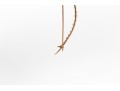 10k Yellow Gold Vintage Seed Pearl Half Moon Brooch