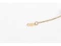 14k Yellow Gold Pretty Cultured White Freshwater Pearl Tin Cup Style Necklace