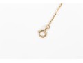 14k Yellow Gold Pretty Cultured White Freshwater Pearl Tin Cup Style Necklace