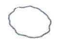 Striking Lot Of Two Cultured Black Freshwater Pearl Necklaces, And Bracelet