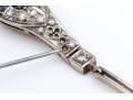 14k Beautiful Vintage Diamond (app. 0.33 TCW) And Sapphire Filigree Topped Bracelet