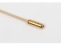 14k Yellow Gold Collection Of Three Vintage Stick Pins, Diamond And Cultured Pearl Motifs