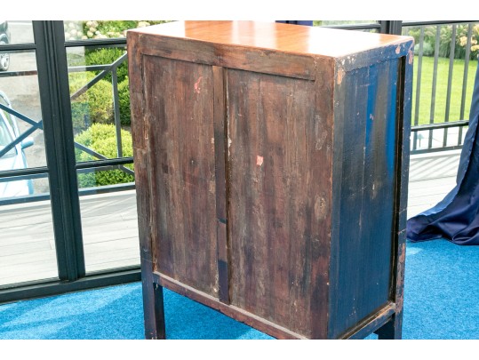 Antique Chinese Shanxi Lacquered Cabinet