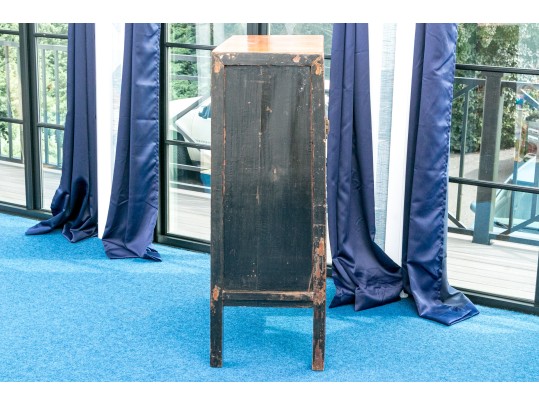 Antique Chinese Shanxi Lacquered Cabinet