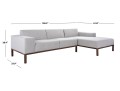 Dove Mid Century Sectional