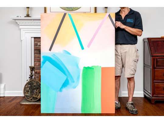 Paul Vazquez (Am., 20th C.), Acrylic On Canvas, 