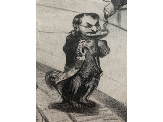 19th Century Litho Honore Daumier, 