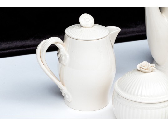 Six Piece Assembled English Hartley Greens & Co. Leeds Pottery 