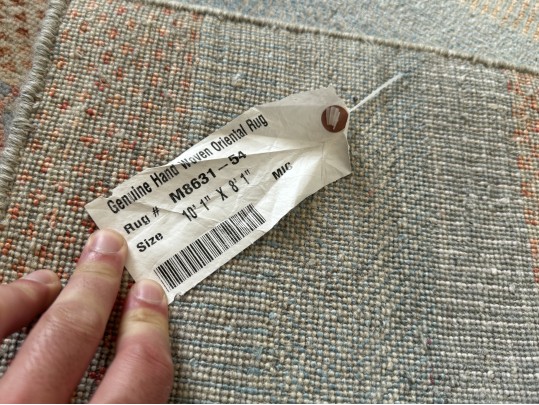 Handsome Hand Knotted Wool Carpet 10'1