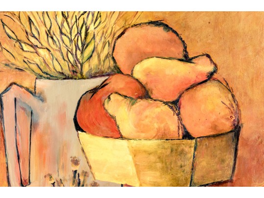 Dorothy Postman Oil On Board, Still Life Scene