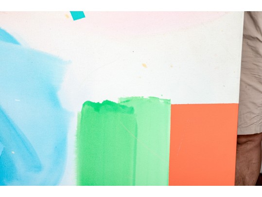 Paul Vazquez (Am., 20th C.), Acrylic On Canvas, 
