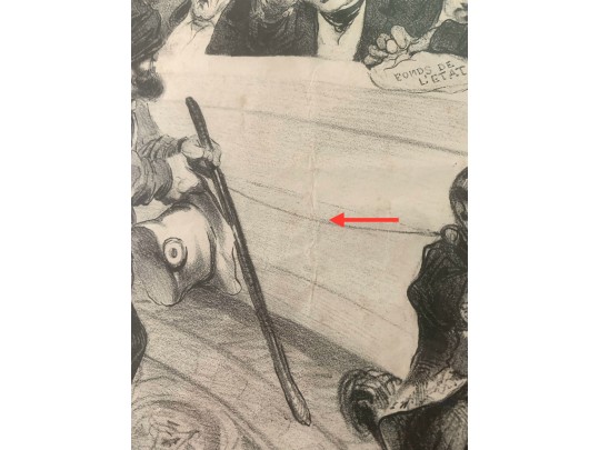 19th Century Litho Honore Daumier, 