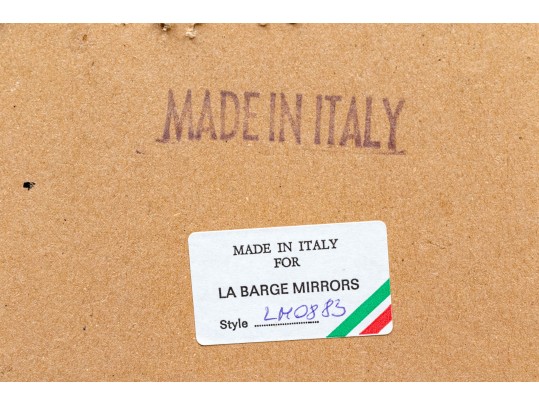 Vintage Carved And Gilt La Barge Venetian Style Mirror With Shelf-  As Is