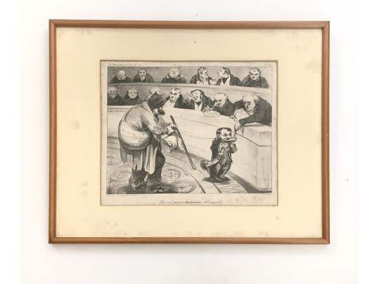 19th Century Litho Honore Daumier, 