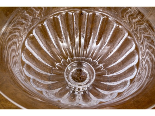 A Simon Pearce Large Corinth Footed Centerpiece Bowl