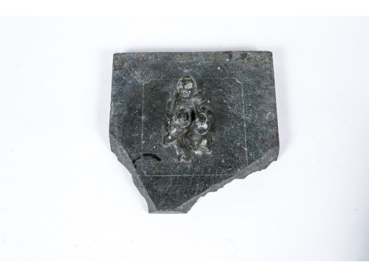 Asian Stone Figural Relief Plaque