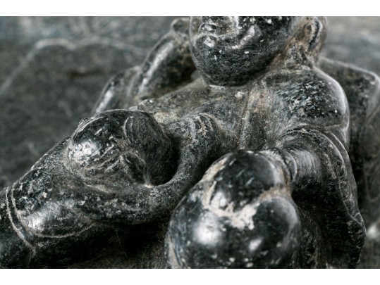 Asian Stone Figural Relief Plaque