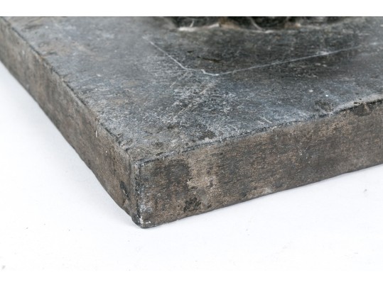 Asian Stone Figural Relief Plaque