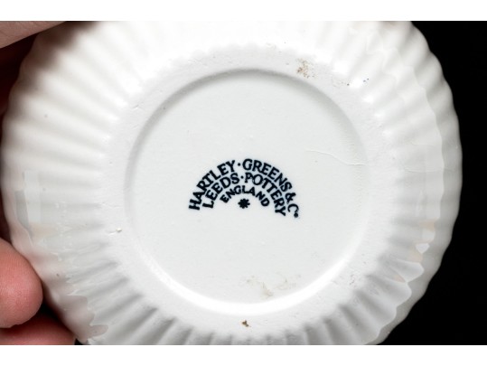 Six Piece Assembled English Hartley Greens & Co. Leeds Pottery 