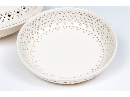 10 Piece Assembled English Hartley Greens & Co. Leeds Pottery