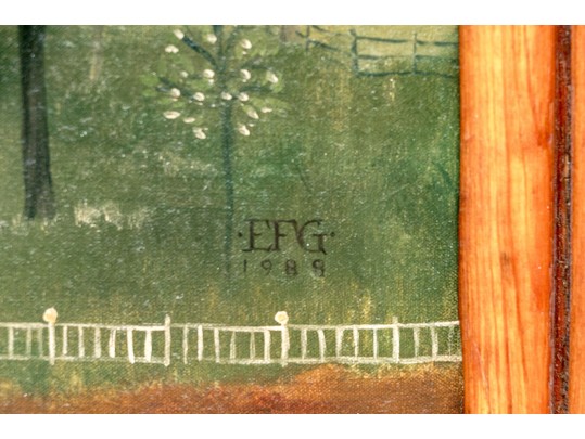 Elizabeth F. Gilkey Signed Oil On Canvas, 
