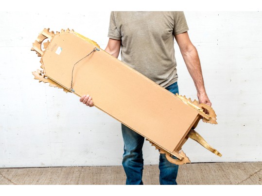 Vintage Carved And Gilt La Barge Venetian Style Mirror With Shelf-  As Is