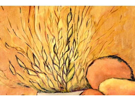 Dorothy Postman Oil On Board, Still Life Scene