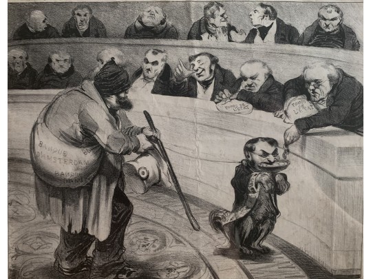19th Century Litho Honore Daumier, 