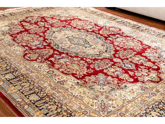 Hand-knotted Wool Carpet, 12'-1