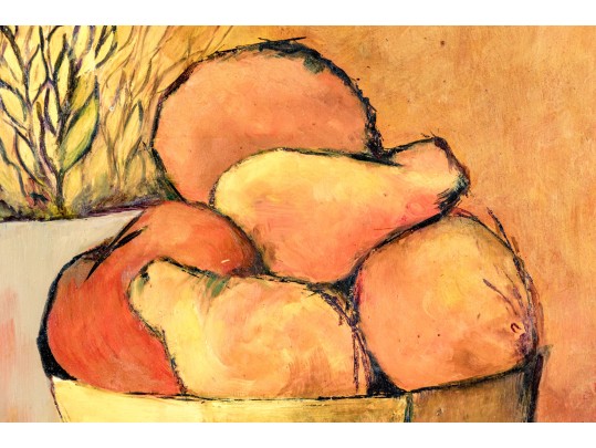 Dorothy Postman Oil On Board, Still Life Scene