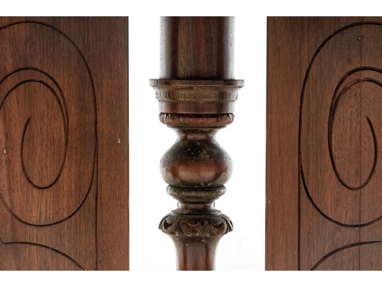 Renaissance Revival Hexagonal Top Occasional Table