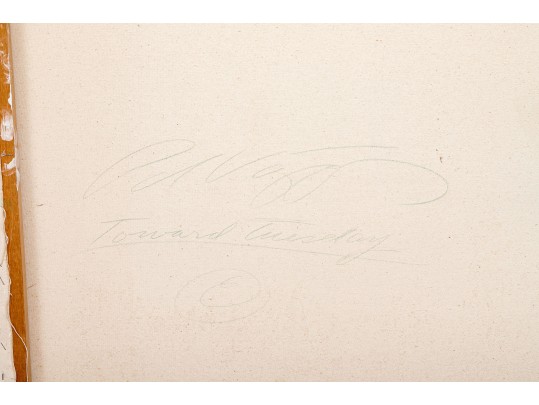 Paul Vazquez (Am., 20th C.), Acrylic On Canvas, 