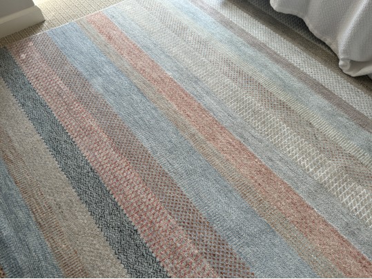 Handsome Hand Knotted Wool Carpet 10'1