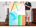 Paul Vazquez (Am., 20th C.), Acrylic On Canvas, 