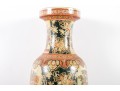 Chinese Ceramic Floor Vase Depicting Beautiful Women Around Flowering Trees
