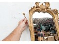 Vintage Carved And Gilt La Barge Venetian Style Mirror With Shelf-  As Is