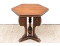 Renaissance Revival Hexagonal Top Occasional Table