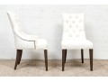 Set Of Six Upholstered Dining Chairs