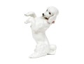 Adorable Vintage Italian Naturalistic Glazed Ceramic Model Of A Poodle