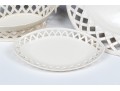 Three Piece Suite Of English Hartley Greens & Co. Leeds Pottery