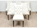 Set Of Six Upholstered Dining Chairs