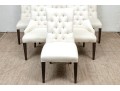 Set Of Six Upholstered Dining Chairs