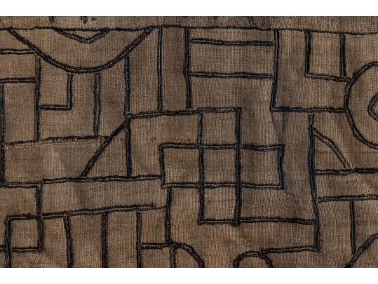 Framed African Kuba Cloth