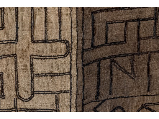 Framed African Kuba Cloth