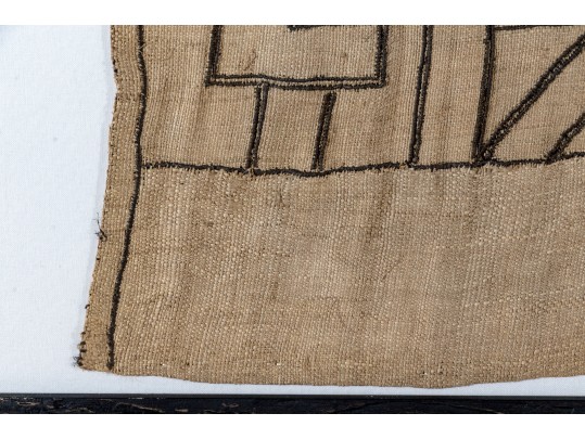 Framed African Kuba Cloth
