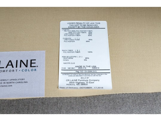 Fantastic CR Laine Sunbrella Upholstered Sofa